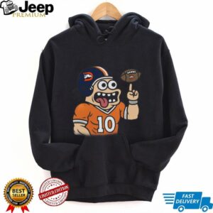 Broncos Number 10 Cartoon Football T Shirt