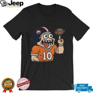 Broncos Number 10 Cartoon Football T Shirt