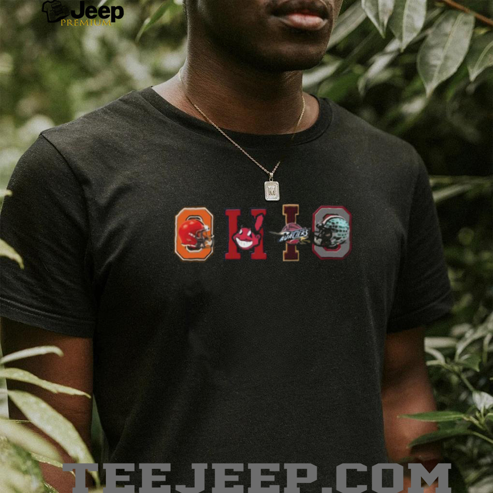 Buckeyes, Indians, Cavs, & Browns Fan Shirt Buckeyes, Indians, Cavs, & Browns Fan Shirt