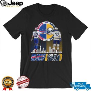 Buffalo Bills Josh Allen & Jordan Thompson Dual Signature T Shirt