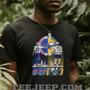 Buffalo Bills Josh Allen & Jordan Thompson Dual Signature T Shirt