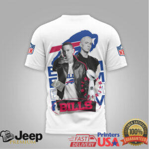 Buffalo Bills Official NFL Eminem 3D Shirt