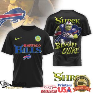 Buffalo Bills Official NFL Shrek 3D Shirt