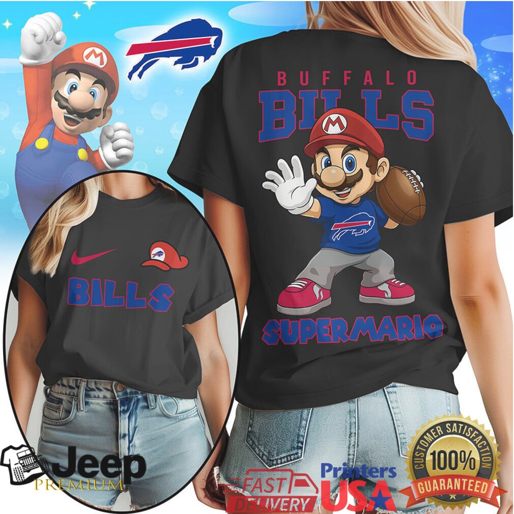 Buffalo Bills Official NFL Super Mario Shirt Buffalo Bills Official NFL Super Mario Shirt