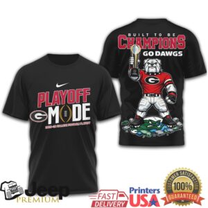 Built to be Champions 2025 26 CFP Georgia Bulldogs Tee Built to be Champions 2025 26 CFP Georgia Bulldogs Tee