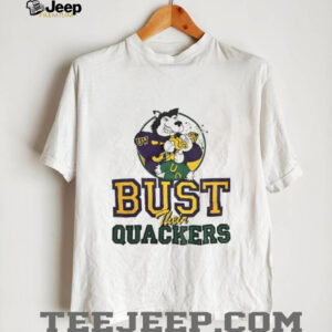 Bust Their Quackers Washington Huskies beat Oregon Ducks mascot shirt