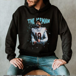 Caleb Williams The Iceman scream Chicago Bears Football 2025 winter shirt