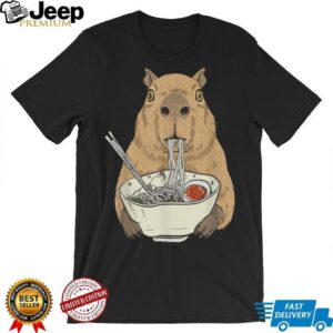 Capybara Ramen Japanese Funny Graphic Tee Kawaii Anime Gifts T Shirt Capybara Ramen Japanese Funny Graphic Tee Kawaii Anime Gifts T Shirt