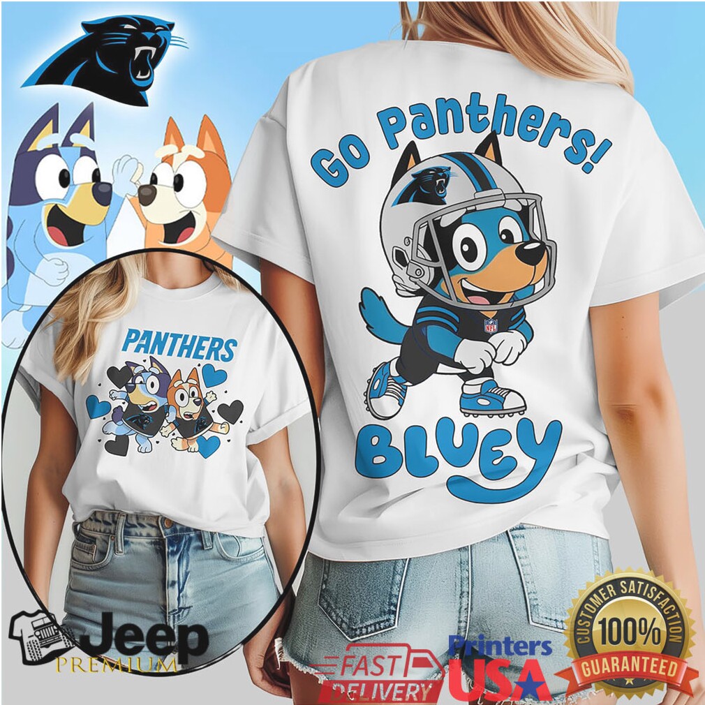 Carolina Panthers Official NFL Bluey Women’s Shirt Carolina Panthers Official NFL Bluey Women’s Shirt
