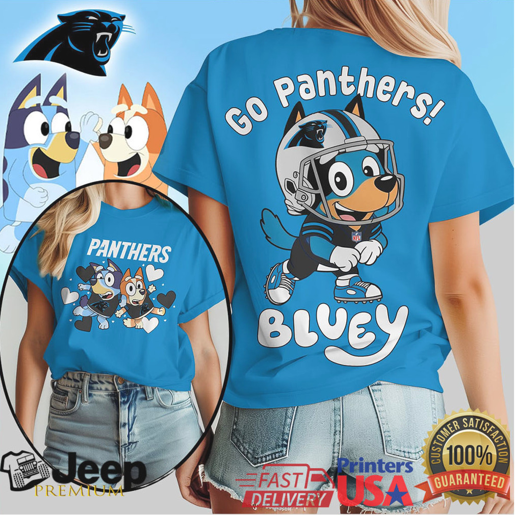 Carolina Panthers Official NFL Bluey Women’s Shirt Carolina Panthers Official NFL Bluey Women’s Shirt