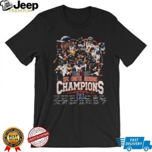Chicago Bears Football 2025 NFC North Champions signatures shirt Chicago Bears Football 2025 NFC North Champions signatures shirt