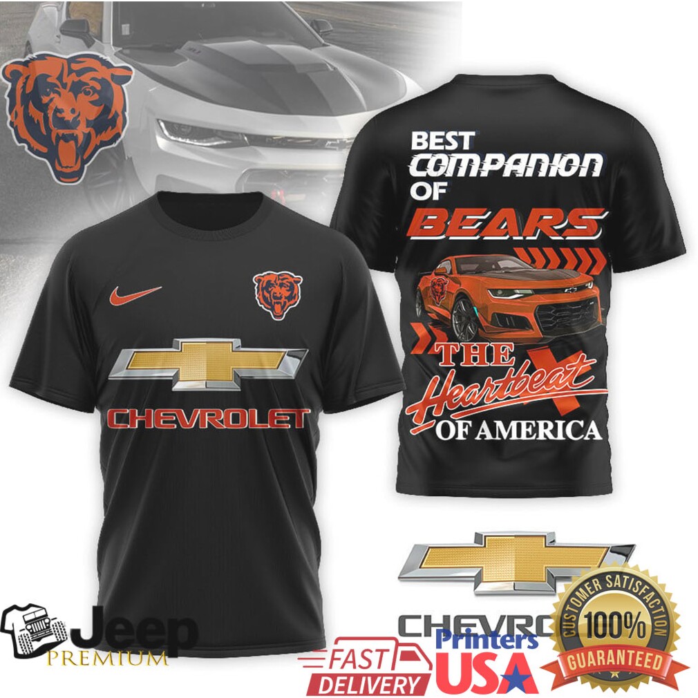 Chicago Bears Official NFL Chevrolet 3D Shirt Chicago Bears Official NFL Chevrolet 3D Shirt