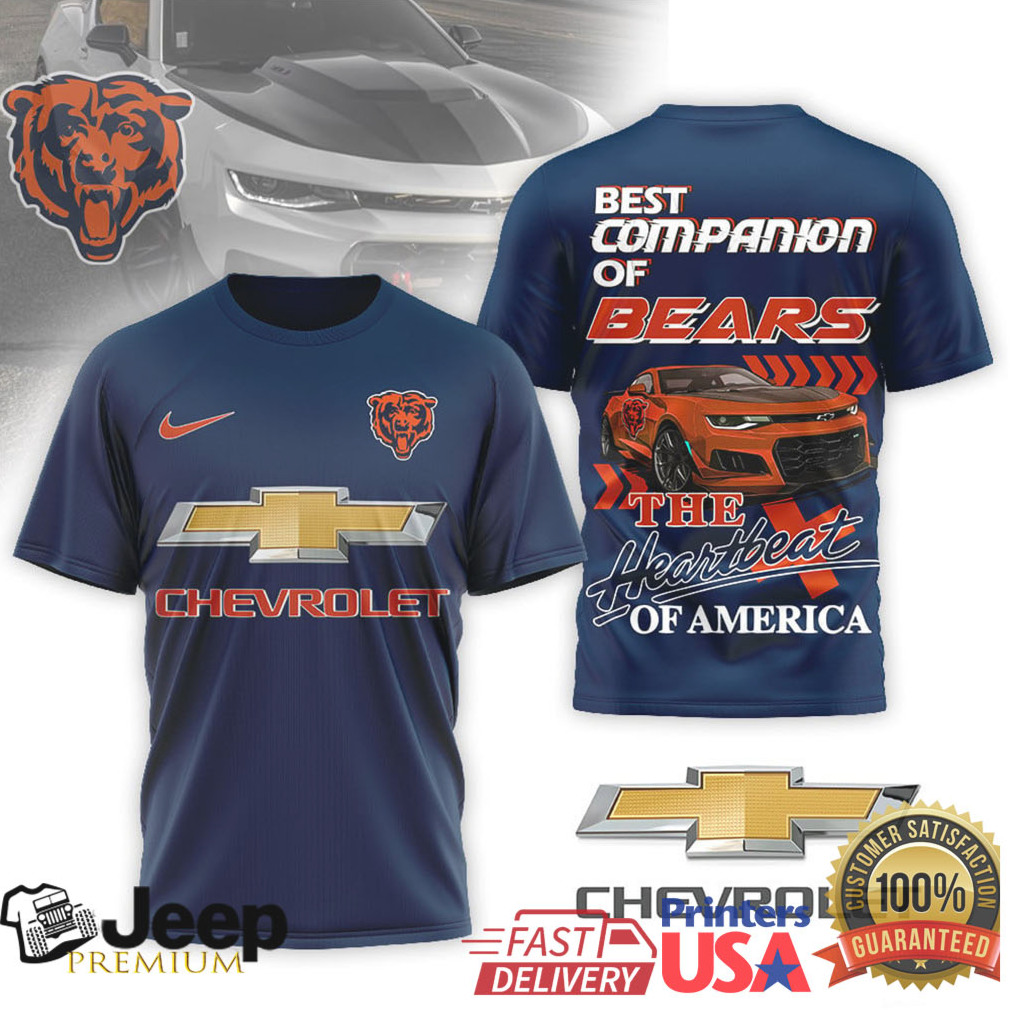 Chicago Bears Official NFL Chevrolet 3D Shirt Chicago Bears Official NFL Chevrolet 3D Shirt