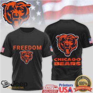 Chicago Bears Official NFL Freedom 3D Shirt Chicago Bears Official NFL Freedom 3D Shirt