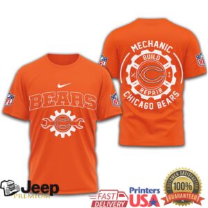 Chicago Bears Official NFL Mechanic 3D Shirt Chicago Bears Official NFL Mechanic 3D Shirt