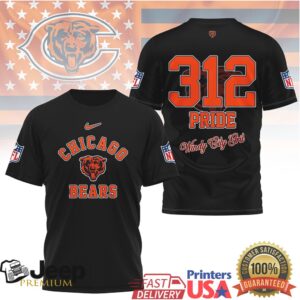 Chicago Bears Official NFL Pride 3D Shirt