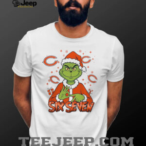 Chicago Bears Six Seven Grinch Christmas T Shirt