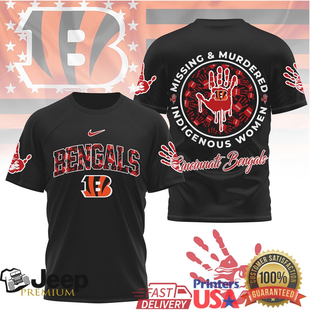 Cincinnati Bengals Official NFL MMIW Awareness Shirt Cincinnati Bengals Official NFL MMIW Awareness Shirt