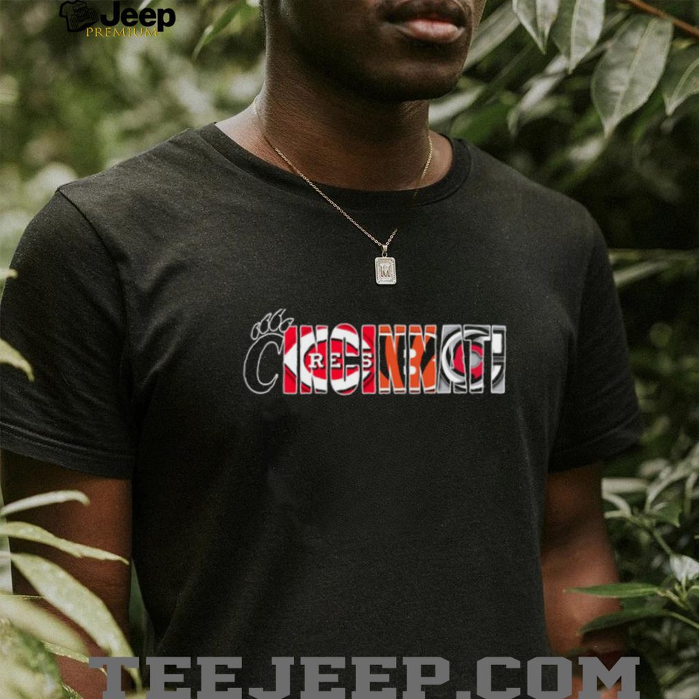 Cincinnati Sports Team Mashup T Shirt Cincinnati Sports Team Mashup T Shirt