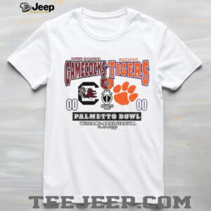 Clemson Tiger Paw vs South Carolina Gamecocks Football Palmetto Bowl Champions 2025 Williams Brice Stadium shirt