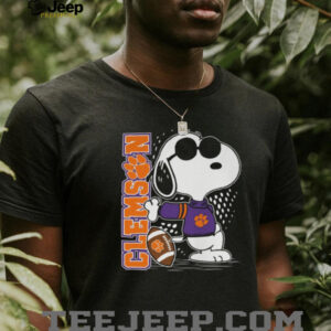 Clemson Tigers Official Peanuts Snoopy T Shirt Clemson Tigers Official Peanuts Snoopy T Shirt