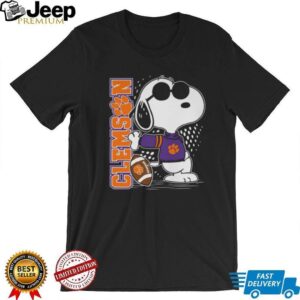 Clemson Tigers Official Peanuts Snoopy T Shirt