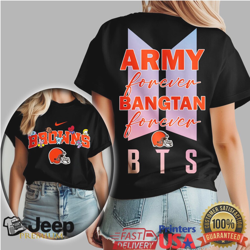 Cleveland Browns Official NFL BTS Women Shirt Cleveland Browns Official NFL BTS Women Shirt