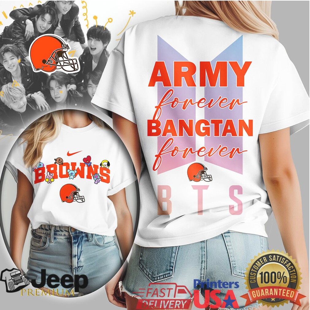 Cleveland Browns Official NFL BTS Women Shirt Cleveland Browns Official NFL BTS Women Shirt