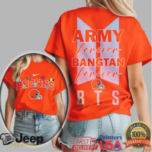 Cleveland Browns Official NFL BTS Women Shirt