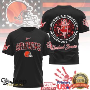 Cleveland Browns Official NFL MMIW Awareness Shirt Cleveland Browns Official NFL MMIW Awareness Shirt