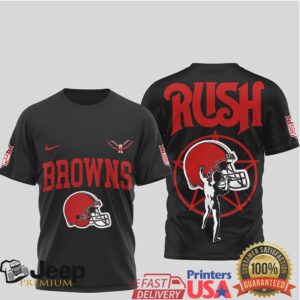 Cleveland Browns Official NFL Rush 3D Shirt Cleveland Browns Official NFL Rush 3D Shirt