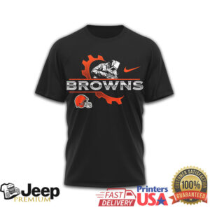 Cleveland Browns Official NFL Welder 3D Shirt
