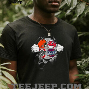 Cleveland Sports Fan Ripped Shirt T Shirt