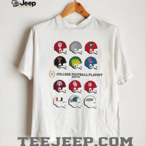 College Football Playoff – CFP Toy Team Helmets 2025 CFP Field logo shirt College Football Playoff – CFP Toy Team Helmets 2025 CFP Field logo shirt
