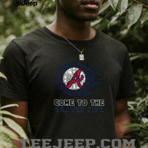 Come to the Braves Side Millennium Falcon T Shirt