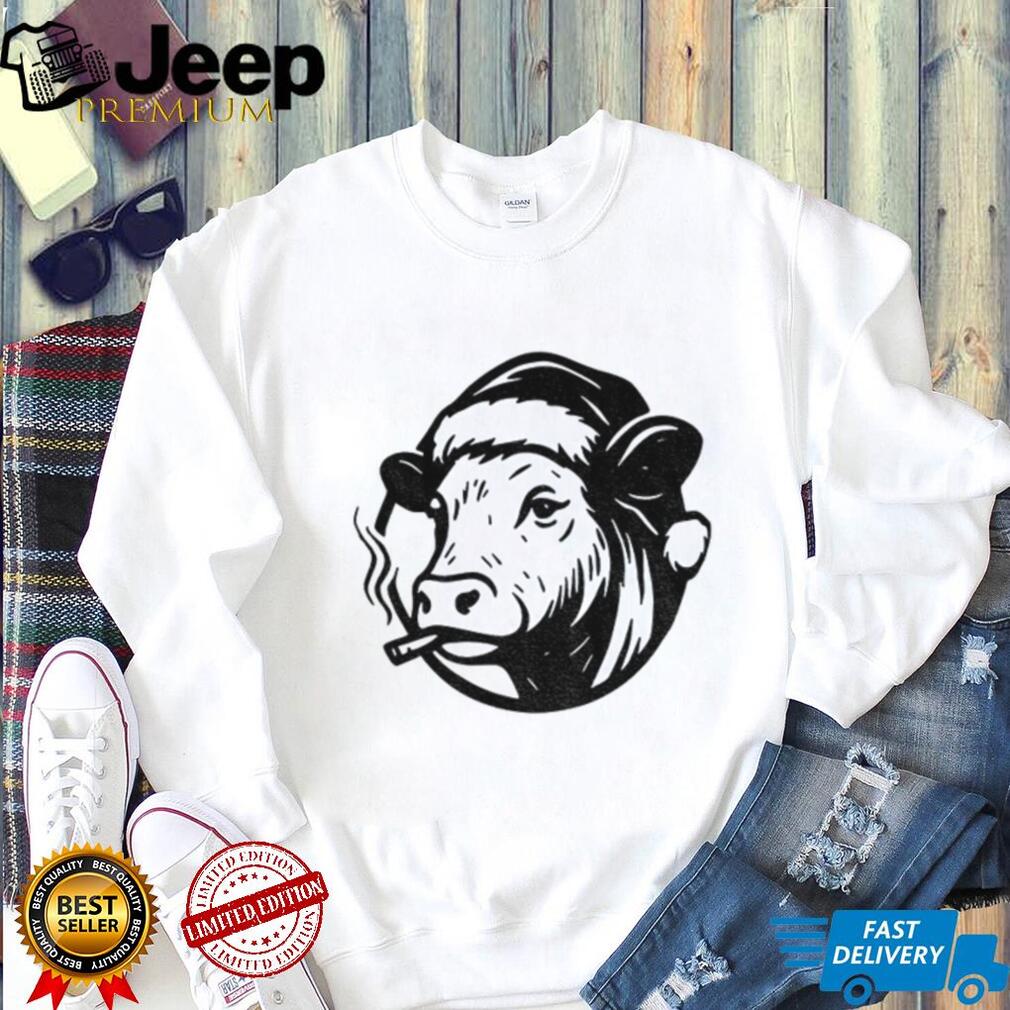 Cow Santa hat Bah Humbug Merry Christmas shirt Cow Santa hat Bah Humbug Merry Christmas shirt