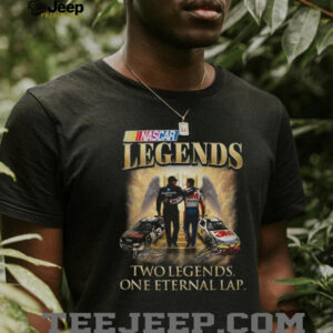 Dale Earnhardt Sr. vs Dale Earnhardt Jr. Nascar two legends one eternallap signatures shirt