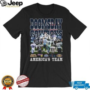 Dallas Cowboys Doomsday Cowboys America's Team Super Bowl Commemorative T Shirt