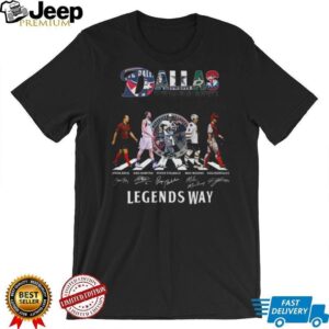 Dallas Sports Legends Legends Way Abbey Road T Shirt
