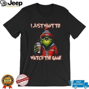 Denver Broncos Grinch I just want to watch the game Christmas shirt Denver Broncos Grinch I just want to watch the game Christmas shirt