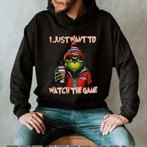 Denver Broncos Grinch I just want to watch the game Christmas shirt