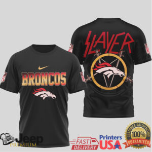 Denver Broncos Official NFL Slayer 3D Shirt
