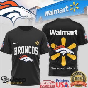 Denver Broncos Official NFL Walmart 3D Shirt