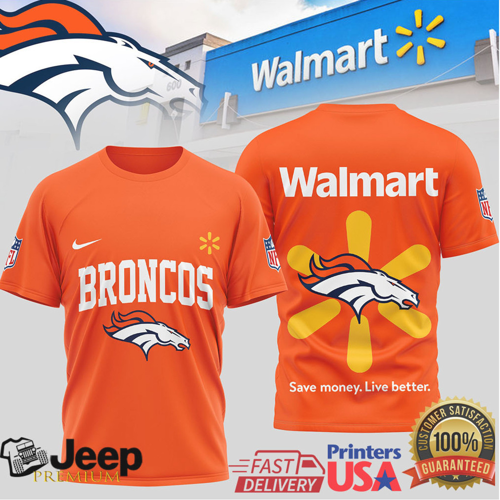 Denver Broncos Official NFL Walmart 3D Shirt Denver Broncos Official NFL Walmart 3D Shirt