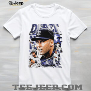 Derek Jeter The Captain 90s Vintage Style Graphic T Shirt Derek Jeter The Captain 90s Vintage Style Graphic T Shirt