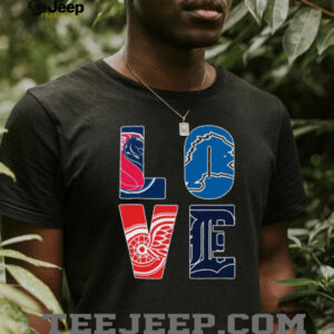 Detroit City Pride Sports Team Logo Shirt