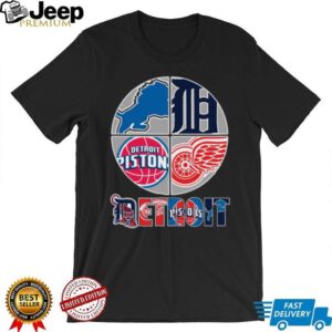 Detroit Football, Baseball, Basketball, and Hockey Gear Shirt