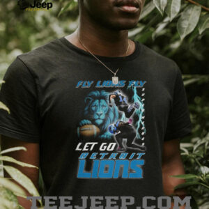 Detroit Lions Fly Lions Fly Superhero T Shirt Detroit Lions Fly Lions Fly Superhero T Shirt