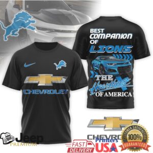 Detroit Lions Official NFL Chevrolet 3D Shirt