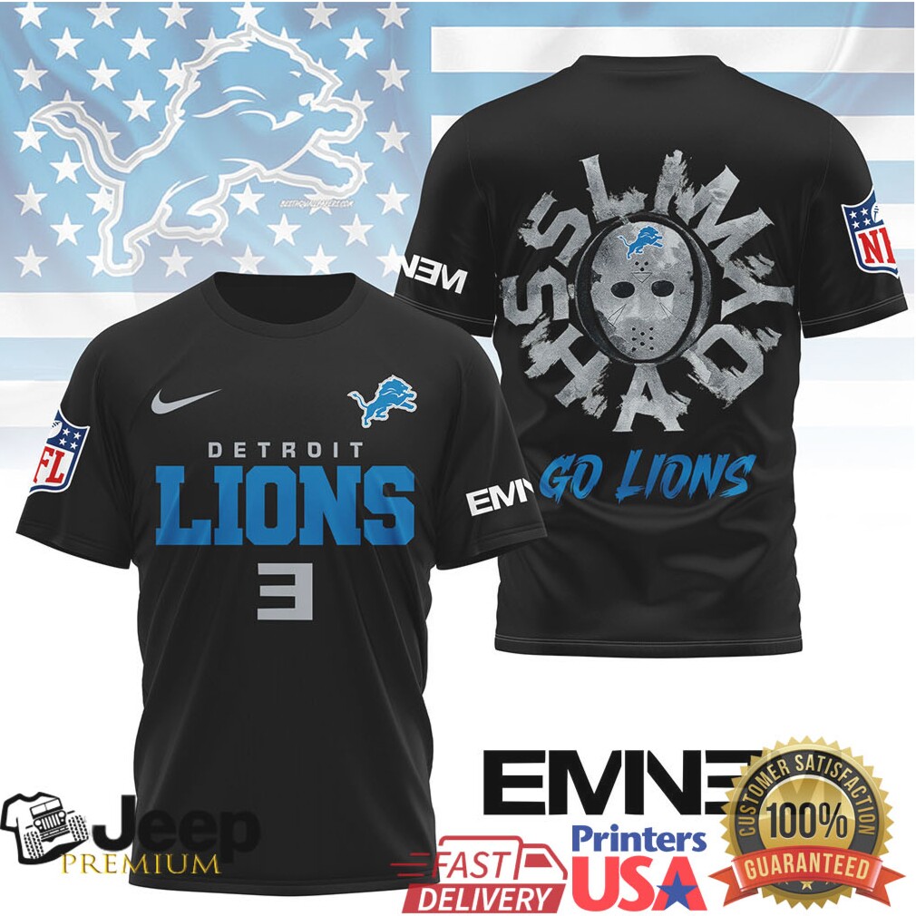 Detroit Lions Official NFL Eminem 3D Sh Detroit Lions Official NFL Eminem 3D Sh